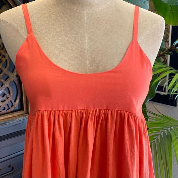 Zara orange empire waist sundress - Picture 8 of 11